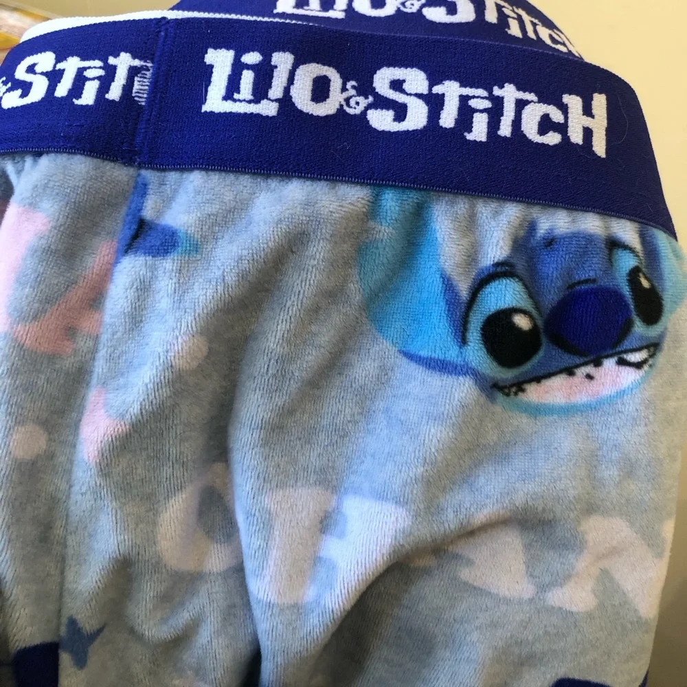 Disney Lilo & Stitch Blue Lounge Pajama Fleece XXL Pants Women’s - Picture 9 of 11